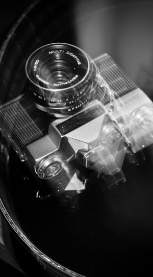 grey and black film camera thumbnail