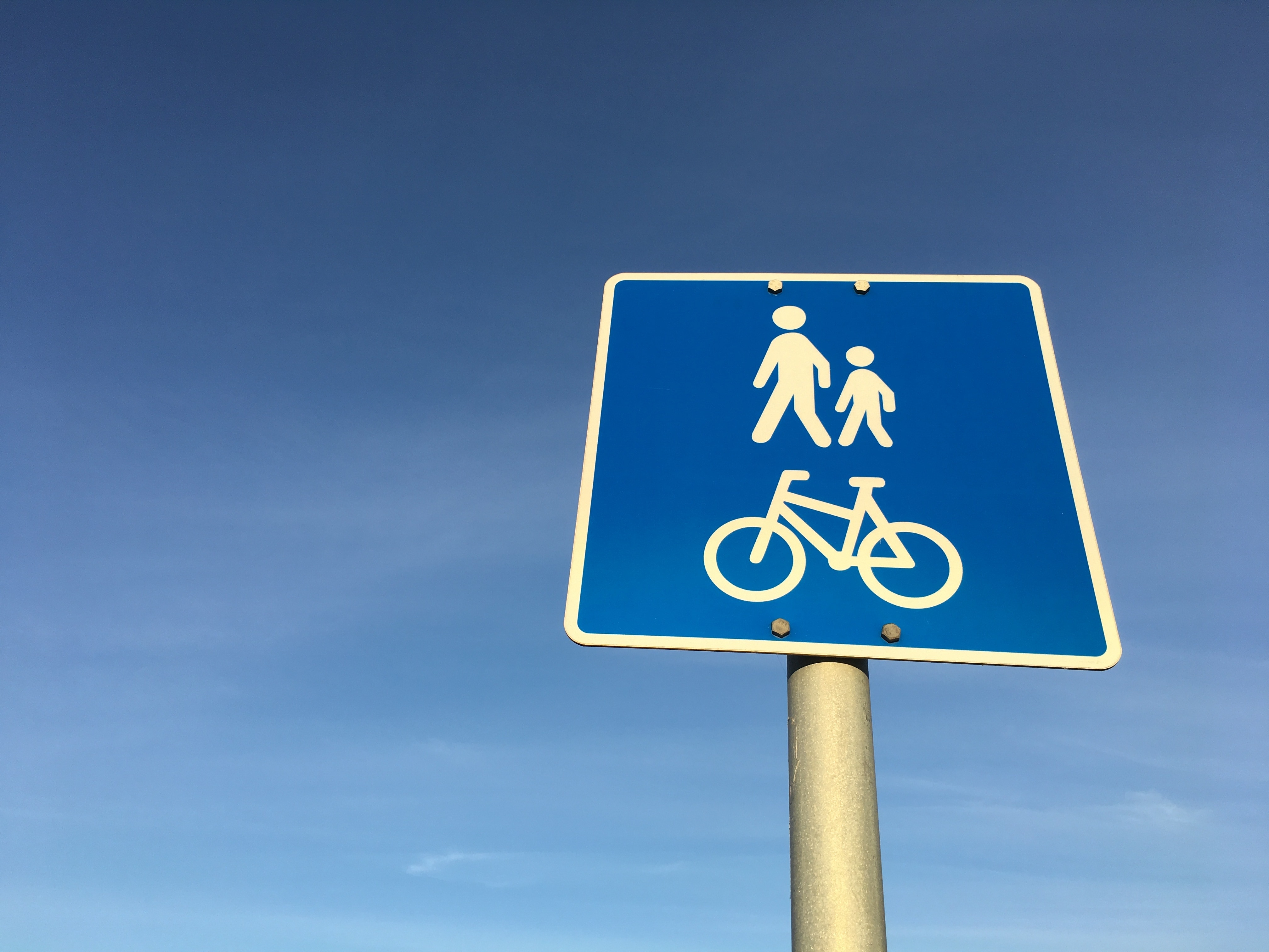 Road Sign, Motorcyclist, Pedestrian, blue, differing abilities