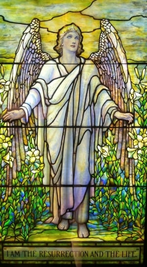 Archangel stain glass thumbnail
