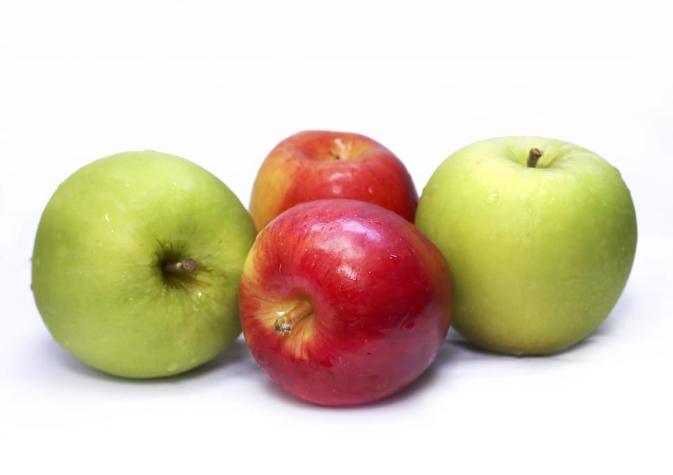 2 red apples and 2 green apples free image - Peakpx