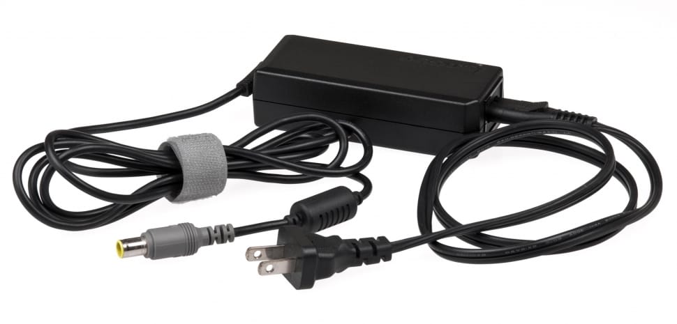 black AC adapter preview