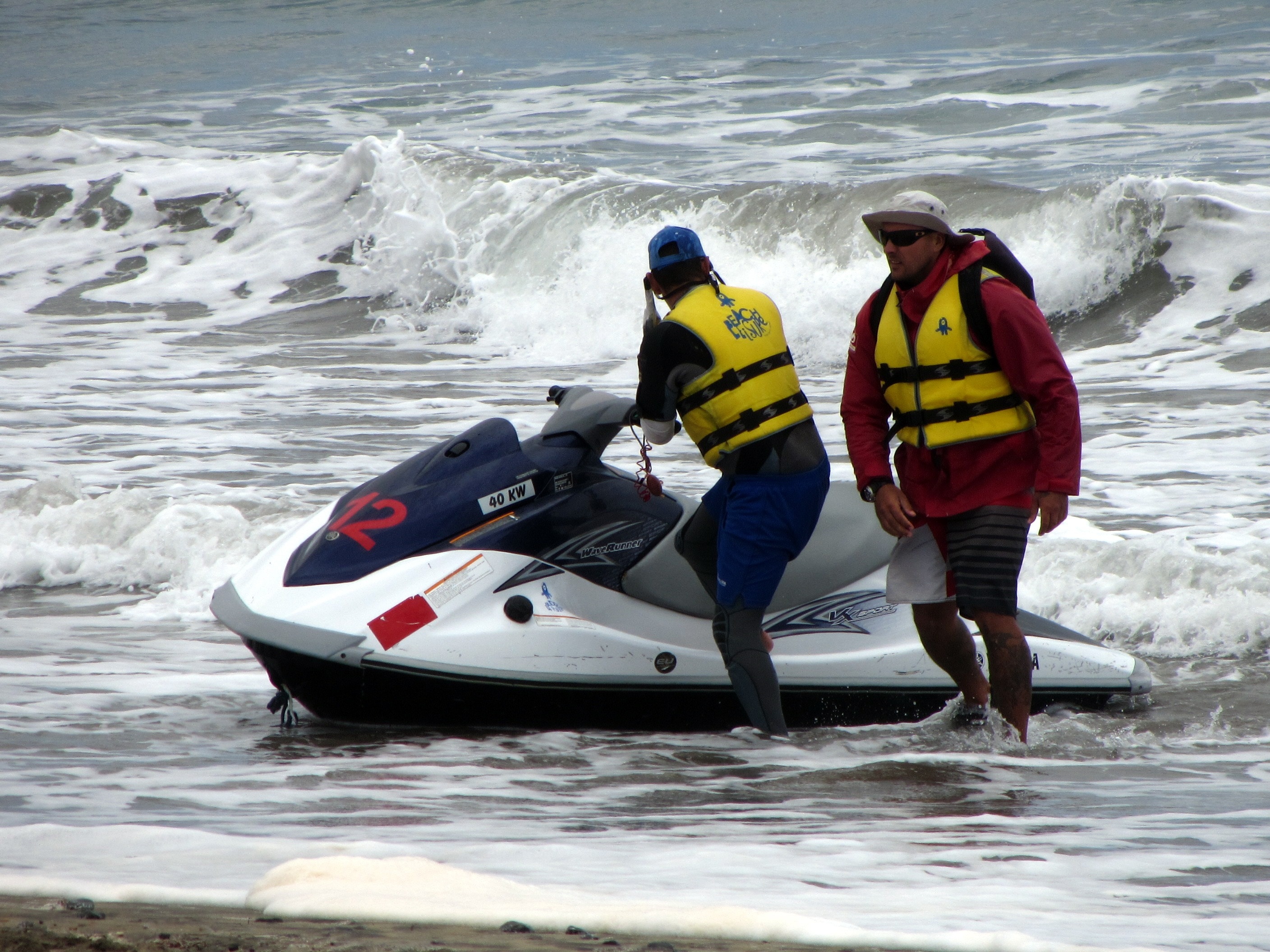Speed Boat, Water, Sea, Beach, Wave, two people, adventure