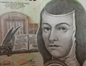 woman's profile in banknote thumbnail