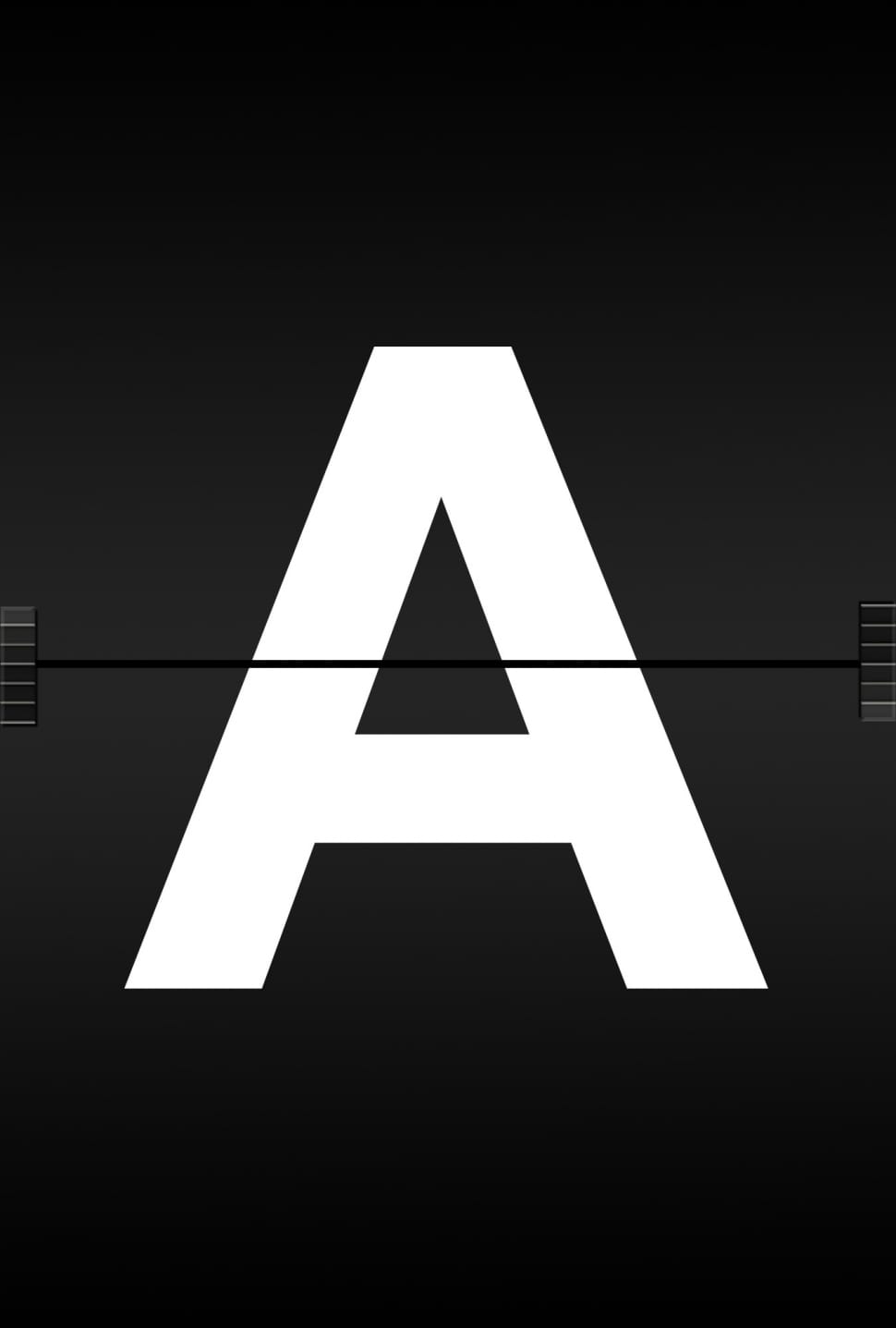 White Letter A Print Free Image Peakpx