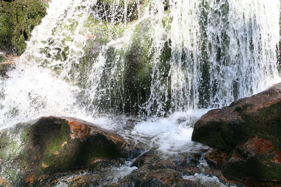 time lapse photography of waterfalls during daytime preview