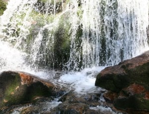time lapse photography of waterfalls during daytime thumbnail