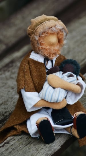 mother and child plush toy thumbnail