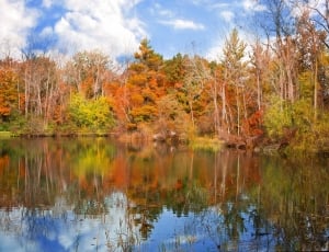 Season, Fall, Autumn, reflection, autumn thumbnail