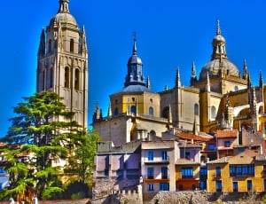 Monument, Segovia, Cathedral, City, architecture, place of worship thumbnail