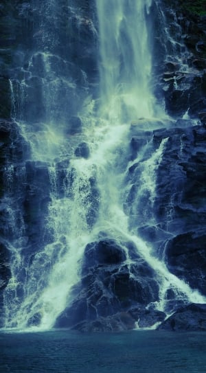 time lapse photography of water falls thumbnail