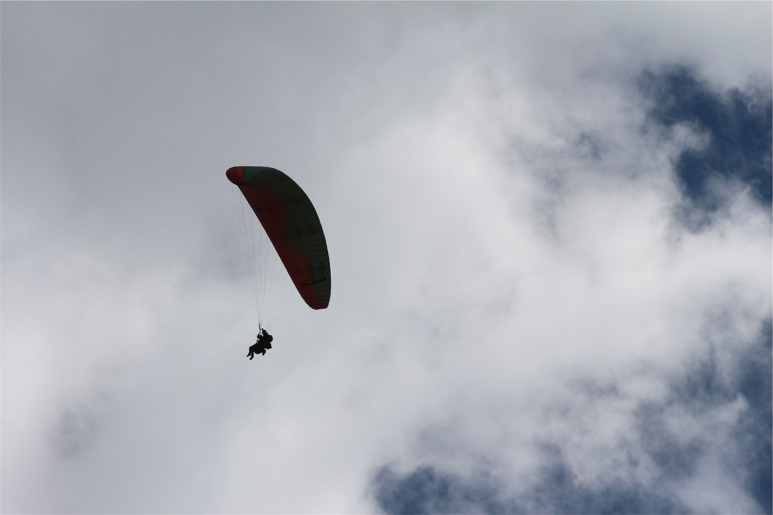 man on parachute