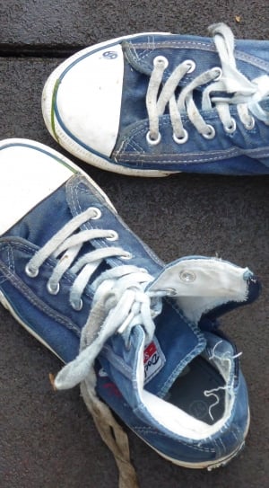 Sneakers, Shoes, Canvas Shoes, Blue, shoe, no people thumbnail