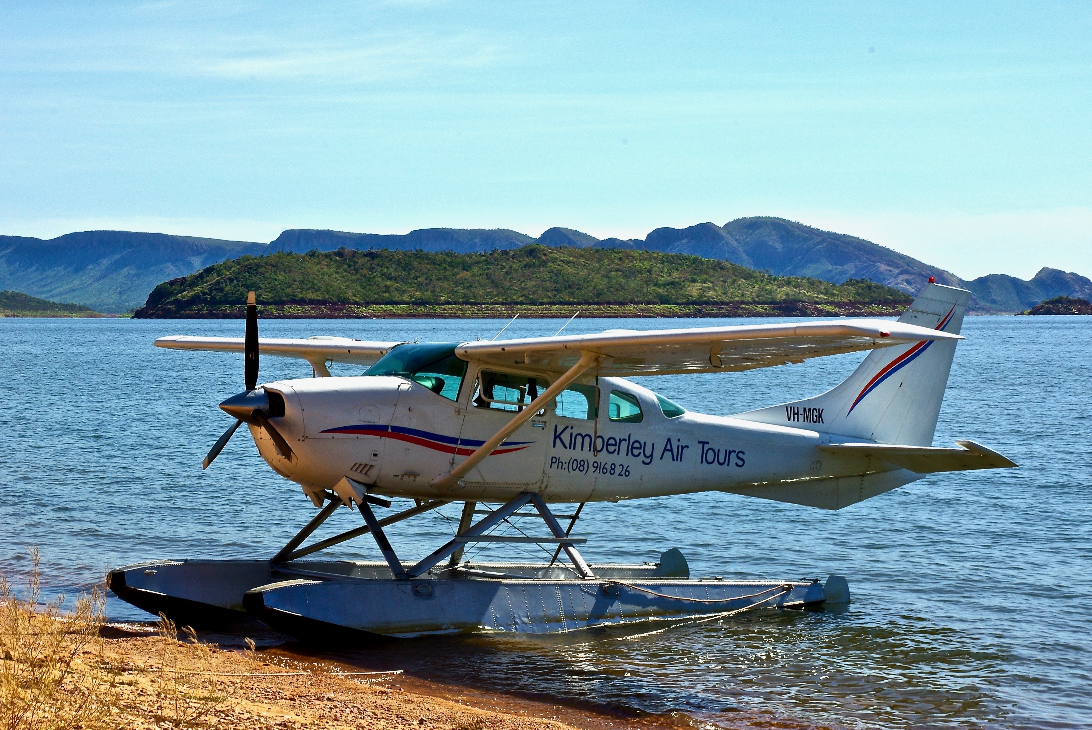 Float Plane, Lake, Aero, Aviation, transportation, mountain