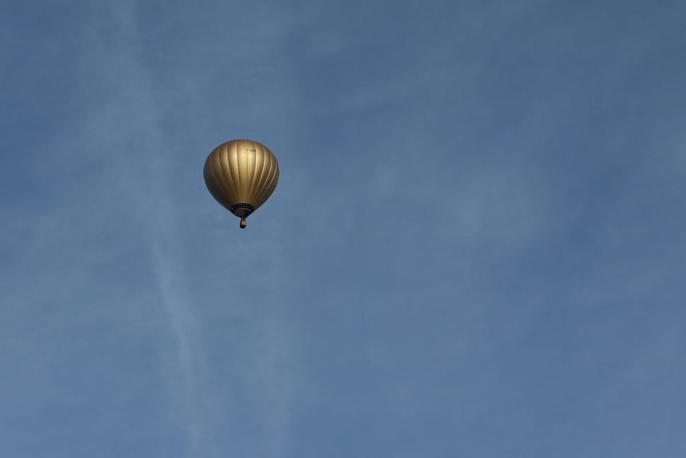 gold hot air balloon preview