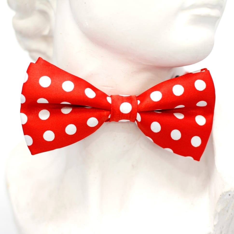 Red, White, Points, Fly, Tie, Loop, polka dot, red preview