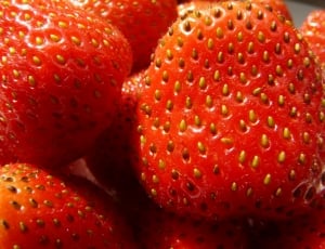 Red, Strawberries, Fruits, Fruity, Sweet, red, fruit thumbnail