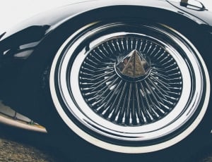 chrome multi spoke car wheel with tire thumbnail