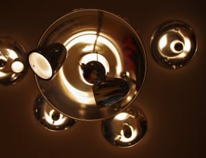 silver ceiling pendant lamp thumbnail