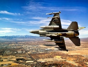Jet, Fighter, Clouds, Sky, Las Vegas, military, air vehicle thumbnail