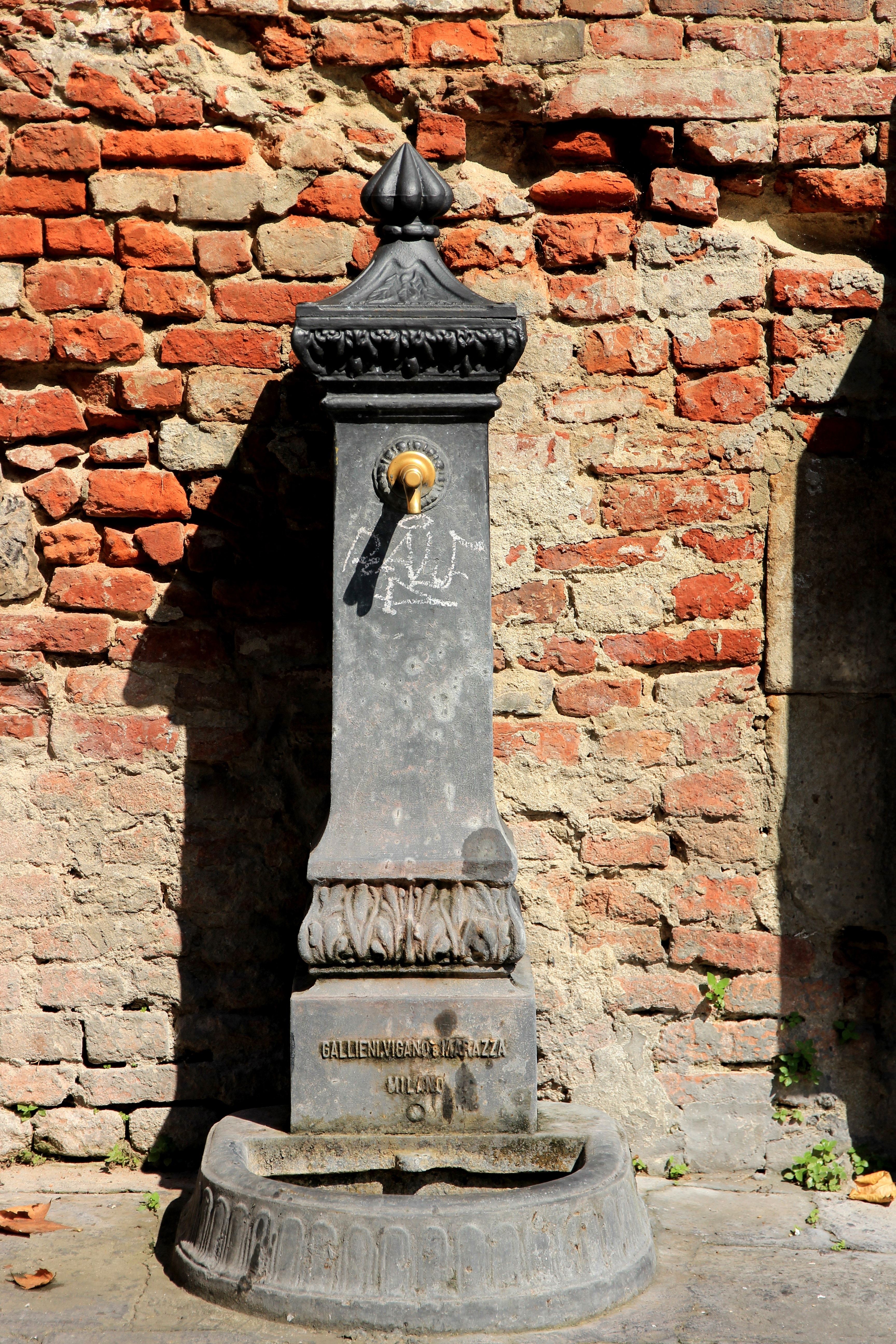 black and brown decorative monument