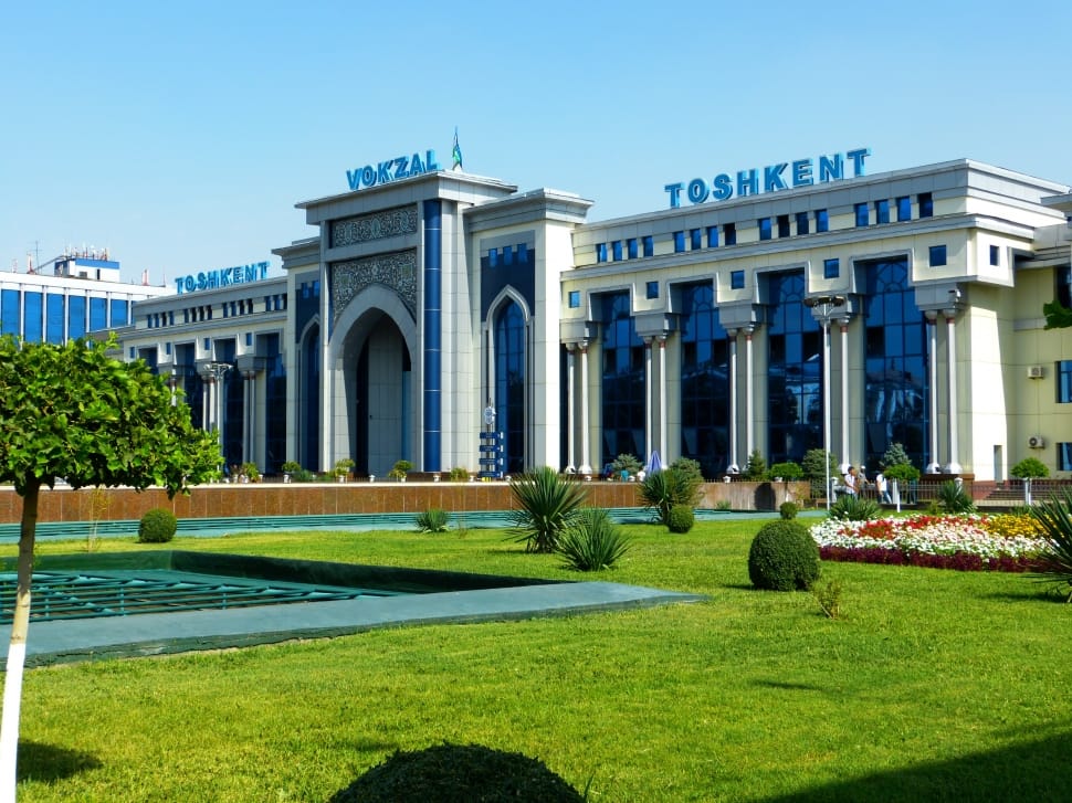 Uzbekistan, Railway Station, Tashkent, architecture, building exterior preview