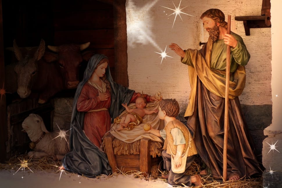 nativity scene photo preview