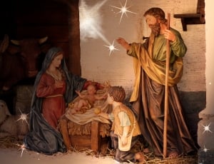 nativity scene photo thumbnail