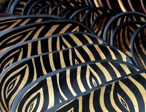 brown and black zebra print cushion lot thumbnail