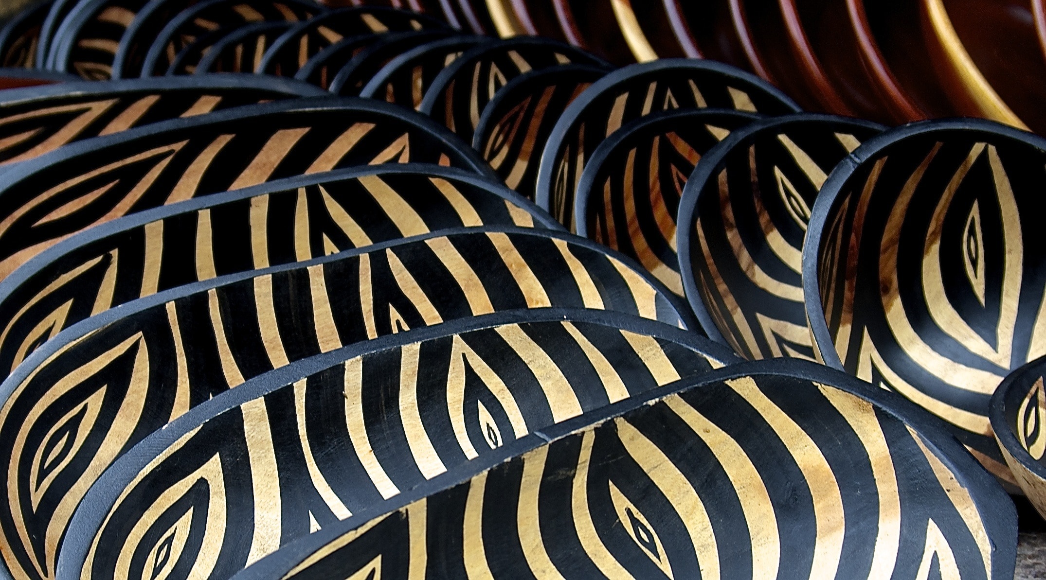 brown and black zebra print cushion lot