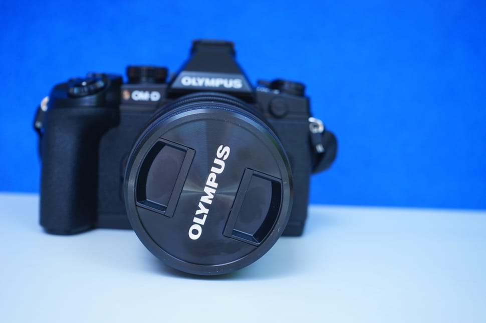 Digital Camera, Olympus, Camera, single object, front view preview