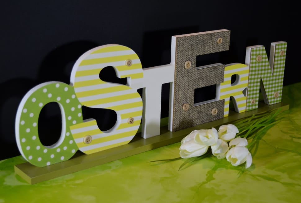 ostern freestanding letters preview