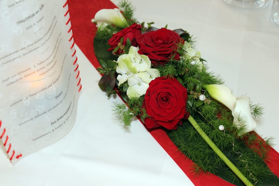 Table Decoration, Roses, celebration, flower preview
