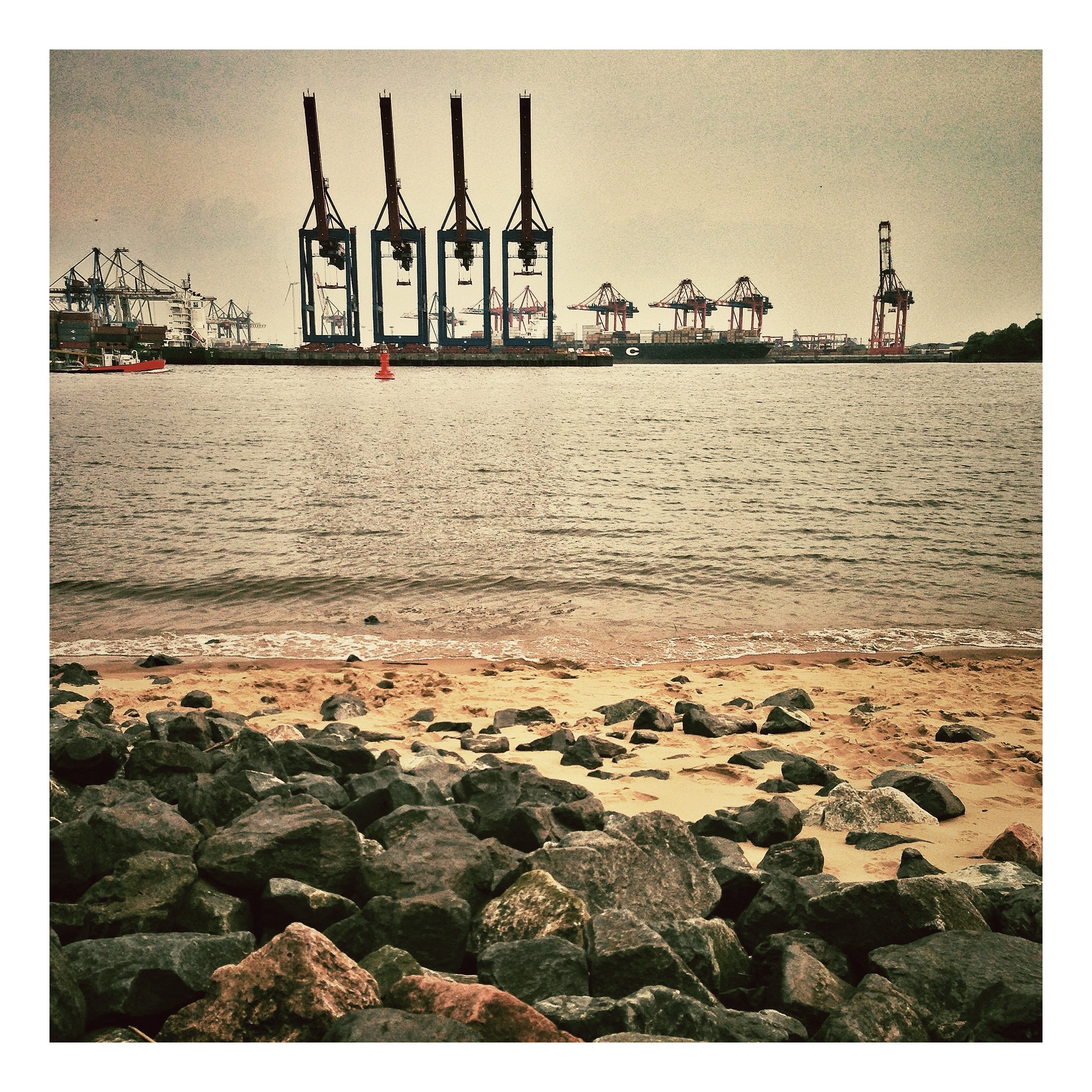 Port, Germany, Hamburg, Boats, Boot, sea, water