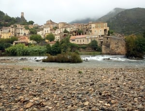 Roquebrun under rain thumbnail