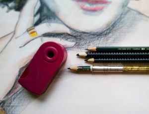 Painting, Pencils, Draw, Pens, high angle view, close-up thumbnail