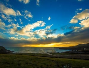 The Sky, Clouds, Sea, Dorset, Sunset, cloud - sky, sky thumbnail