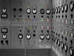 grayscale photography of a machine controller system thumbnail