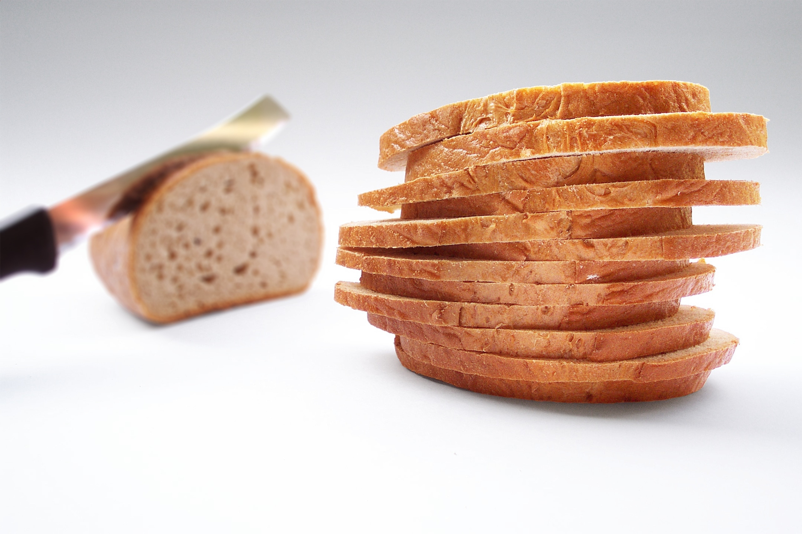 brown piled bread