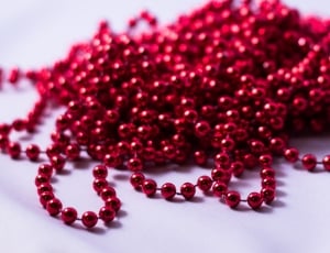 red beaded accessory thumbnail