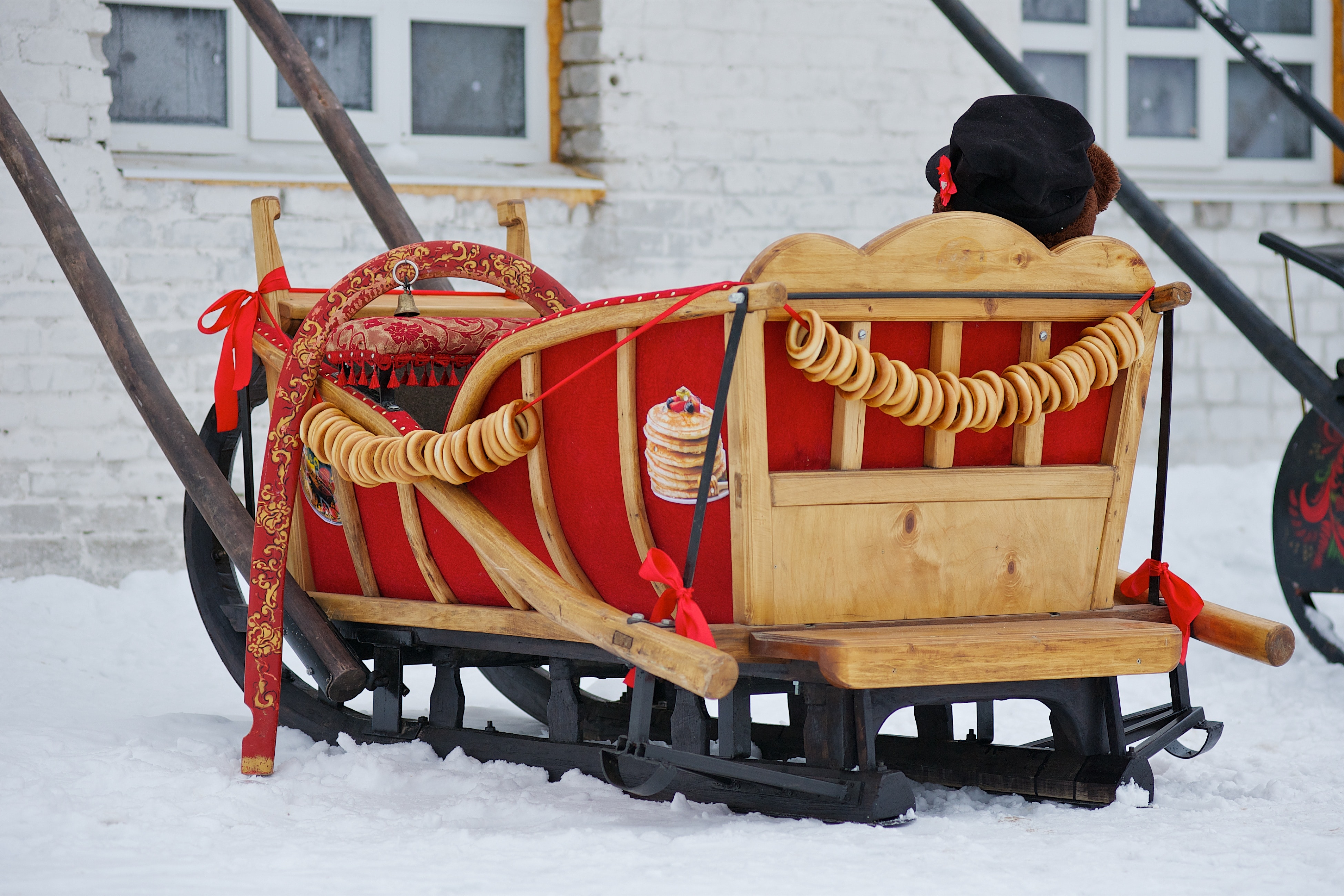 Sled, Russia, Cristmas, Winter, Rest, winter, snow