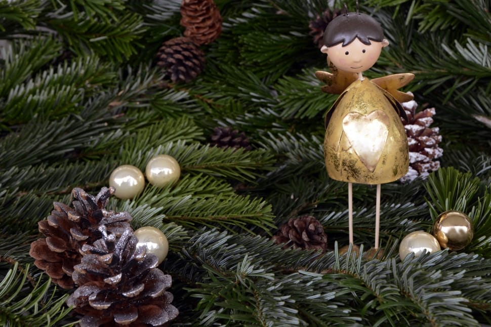 brown angel bauble decor preview