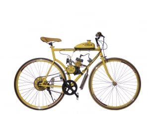 yellow motorized mountain bike thumbnail