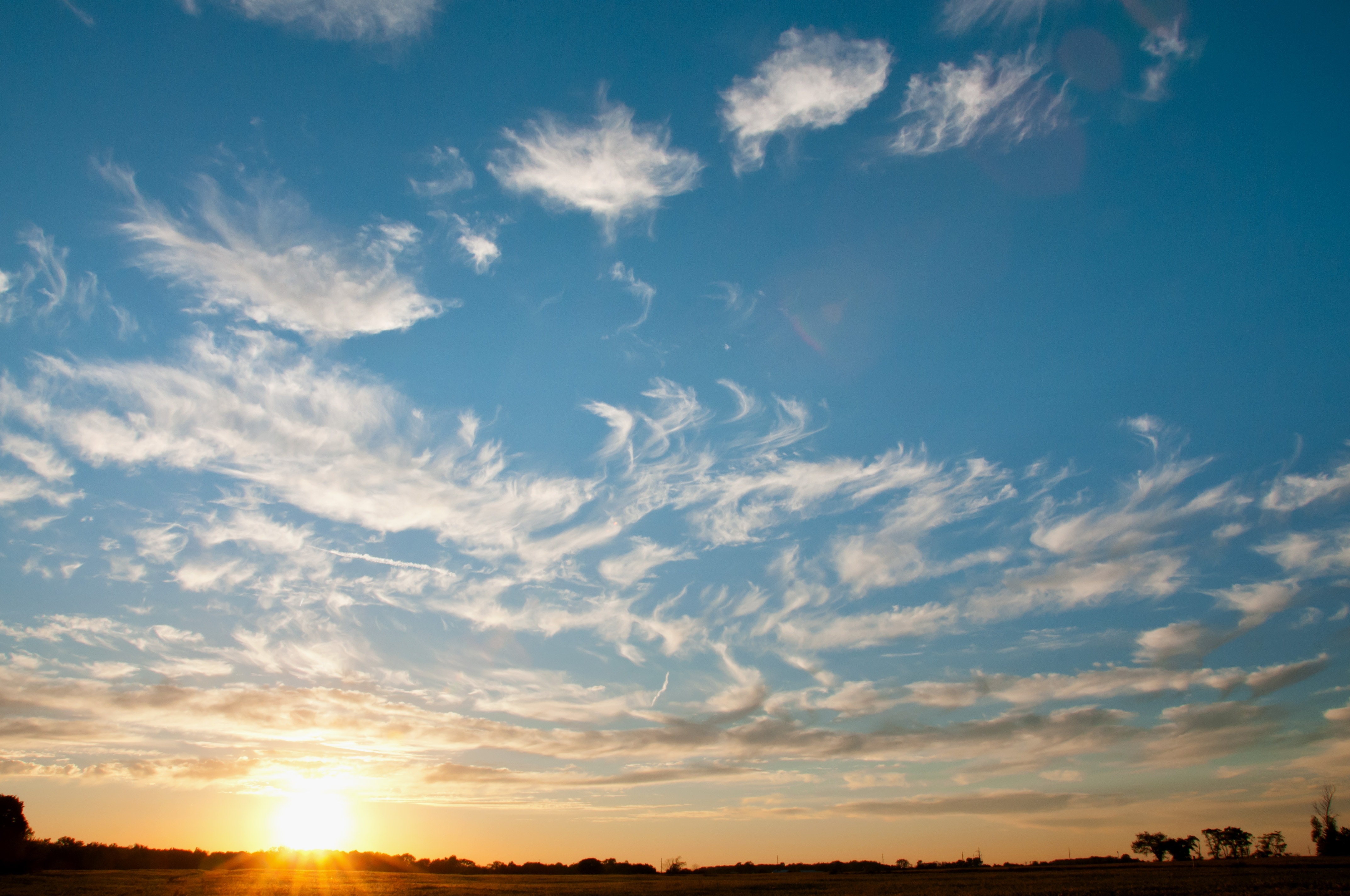 sky clouds sunset background