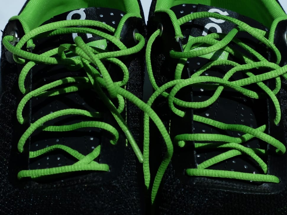 black-and-green shoes preview
