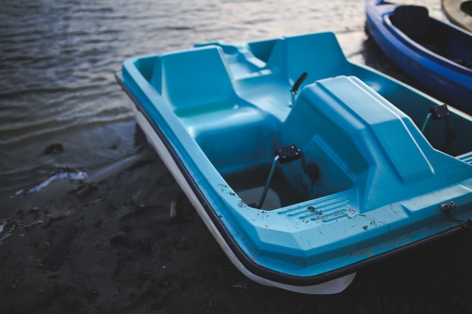 blue pedal boat preview