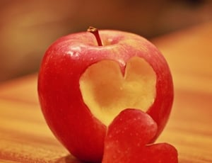 Red, Love, Apple, Healthy, Fruit, Heart, fruit, food and drink thumbnail