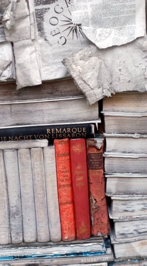 close up photography of book collection thumbnail