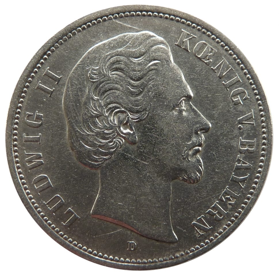 ludwig II koenig v. bayern coin preview
