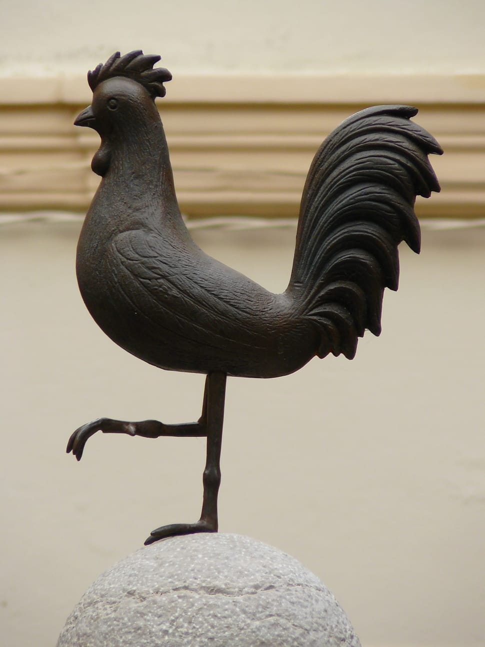 black metal rooster decor preview
