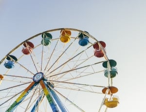 green yellow and red feriss wheel thumbnail